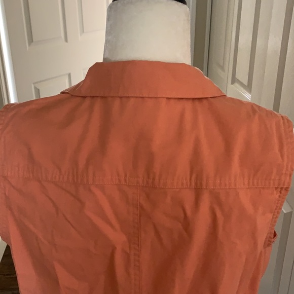 Blair Peach Snap 100% Cotton Vest Size Small - Picture 9 of 13
